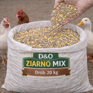 D&O ZIARNO MIX Drób Uniwersalny 20 kg zboża dla kur kaczek i indyków