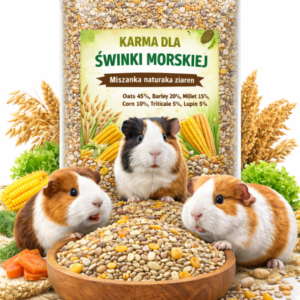 Karma dla świnki morskiej mieszanka ziaren naturalna 20kg