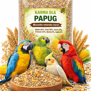 Karma dla papug mieszanka ziaren naturalna 1kg
