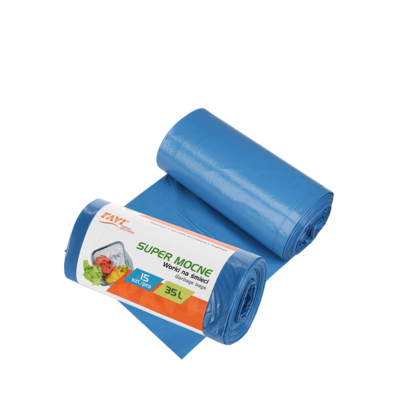 Worki na śmieci 35 l 52 × 57 cm/15 szt. LDPE