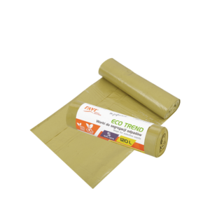 Worki Eco Trend 120 l, 5 szt. plastik (żółte)